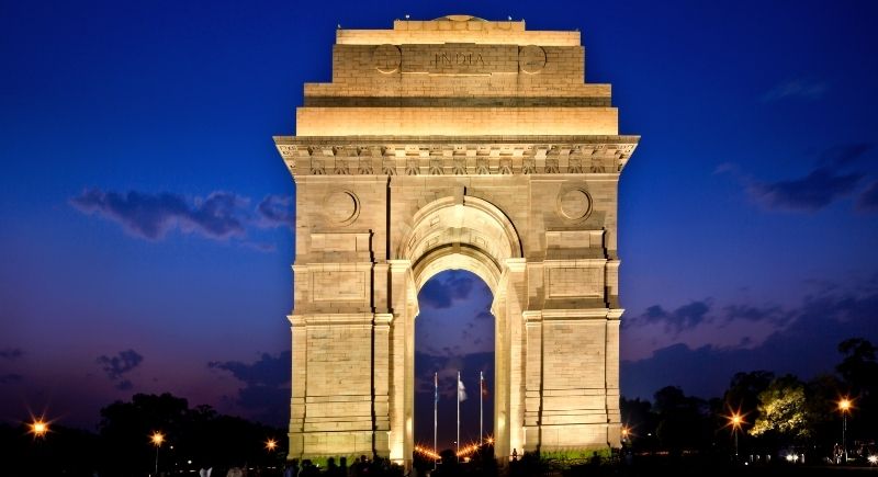 India Gate Night View